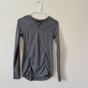 Athleta Gray Long Sleeve Top